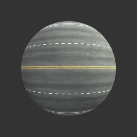 City street road asphalt four lane clean